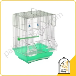 قفس٢لیوان مدل سقف صاف کد 105 سبز