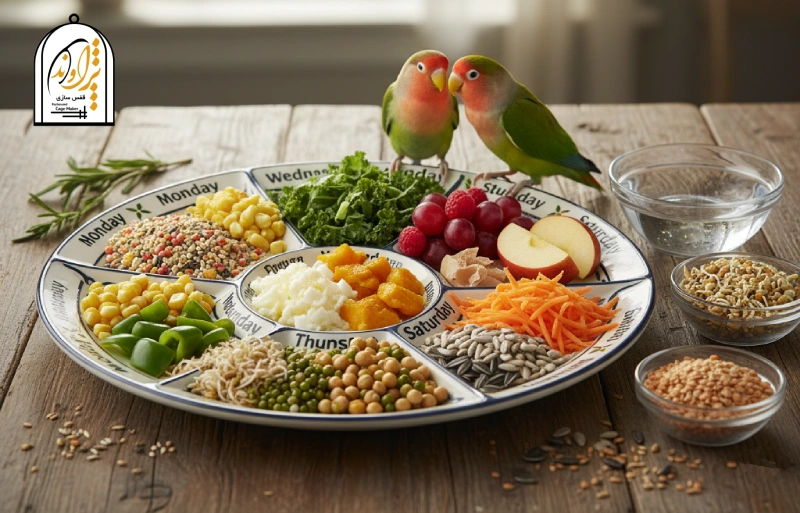 عکس غذای طوطی برزیلی