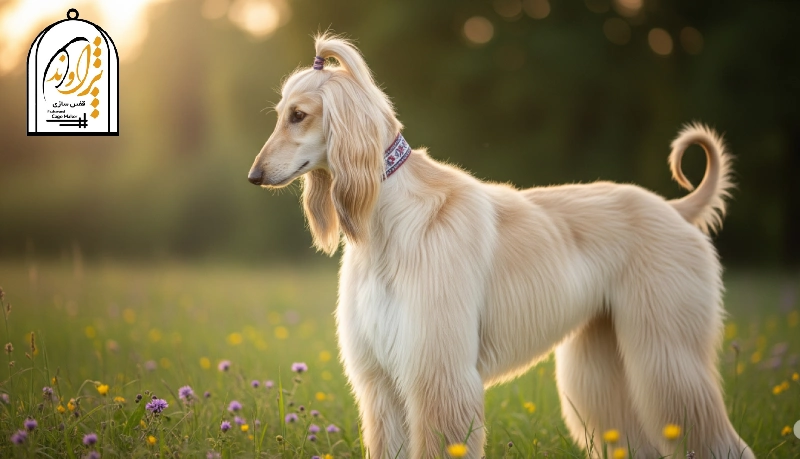 سگ افغان هاند نژاد لاکچری اما بدون ریزش مو