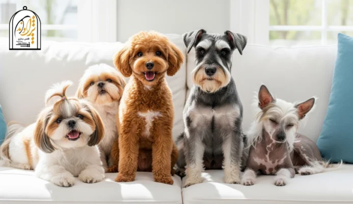 معرفی 15 نژاد سگ بدون ریزش مو